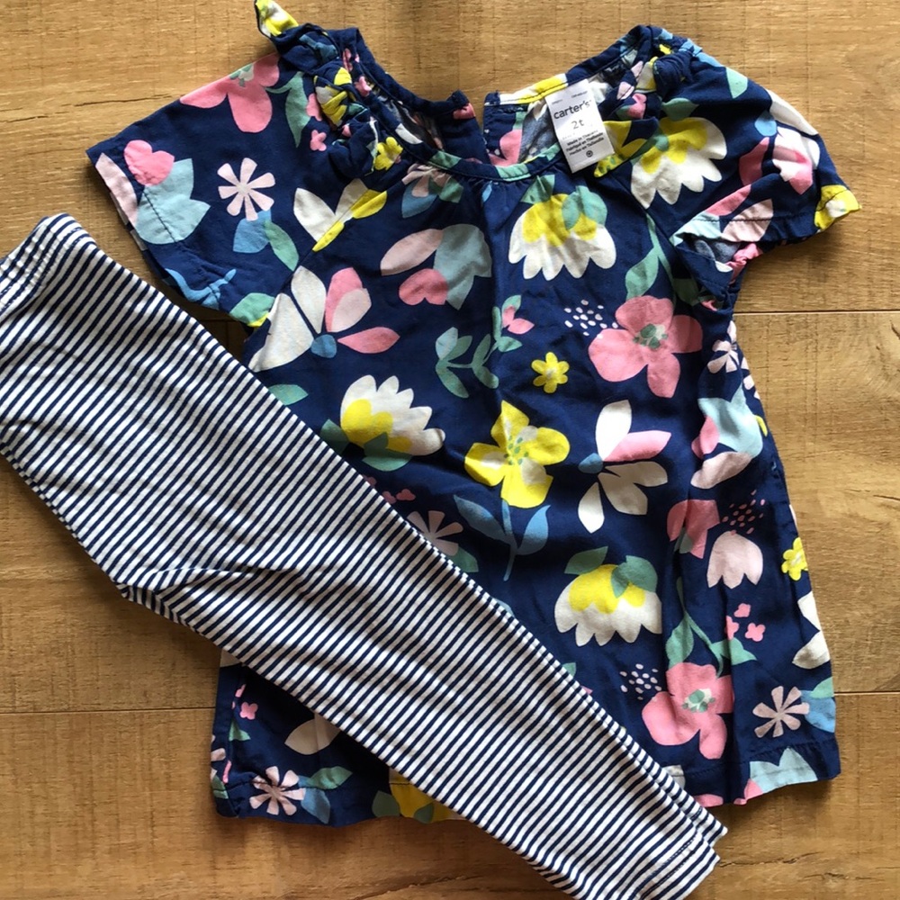 Carter’s 2t girls outfit